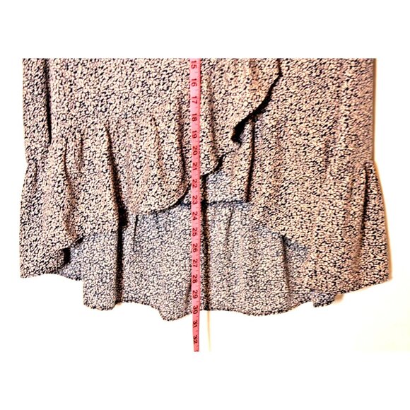 Lauren Conrad Skirt Womens sz XL Blue Floral Midi Prairie Cottage Core - Picture 6 of 8